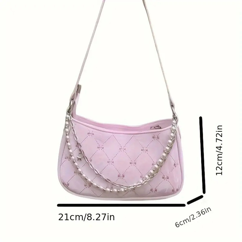 Pink Shoulder Handbag