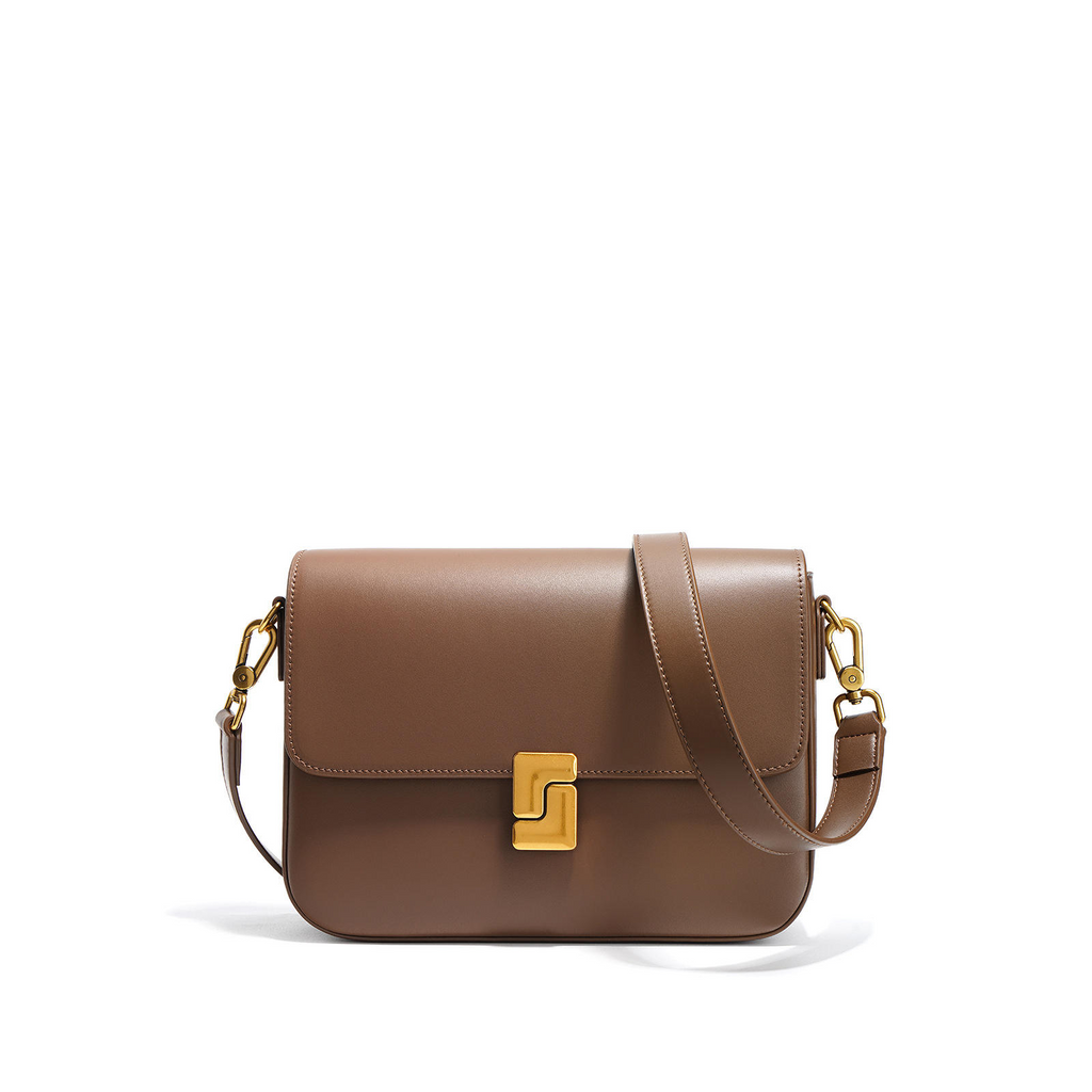 Grace leather shoulder bag