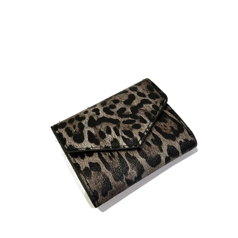 Leopard Short Wallet