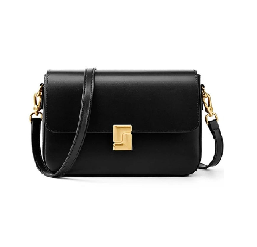Grace leather shoulder bag