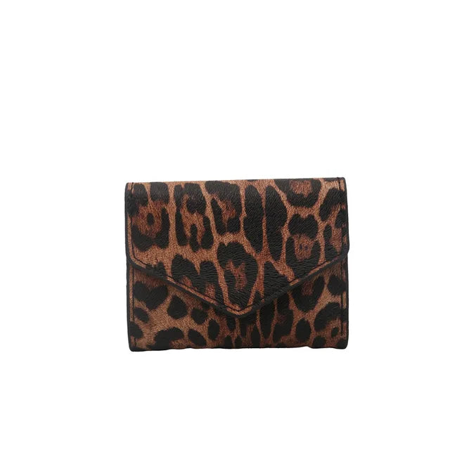 Leopard Short Wallet