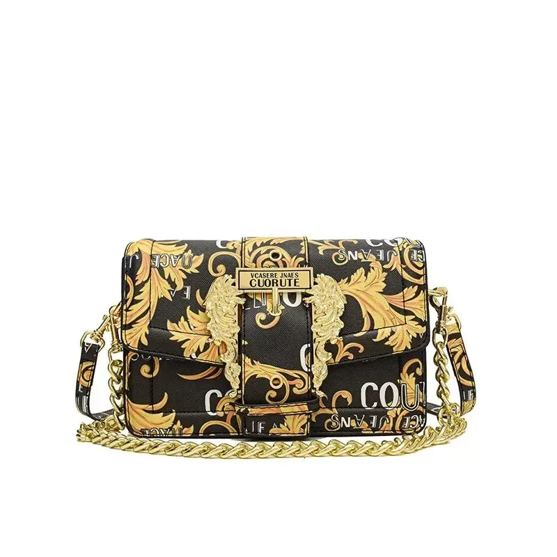Vintage printed Chain Bag
