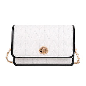 Chain Texture Small Square Bag