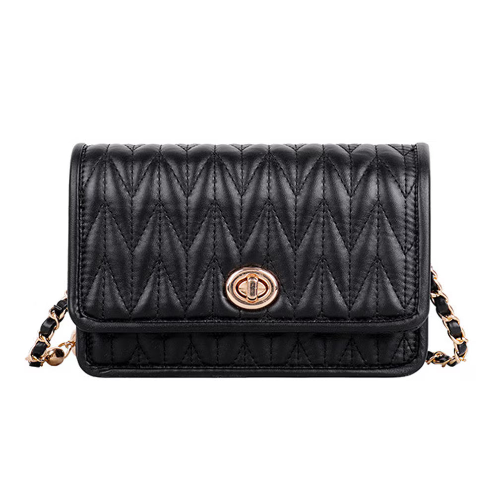 Chain Texture Small Square Bag